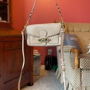 Small tan Coach purse